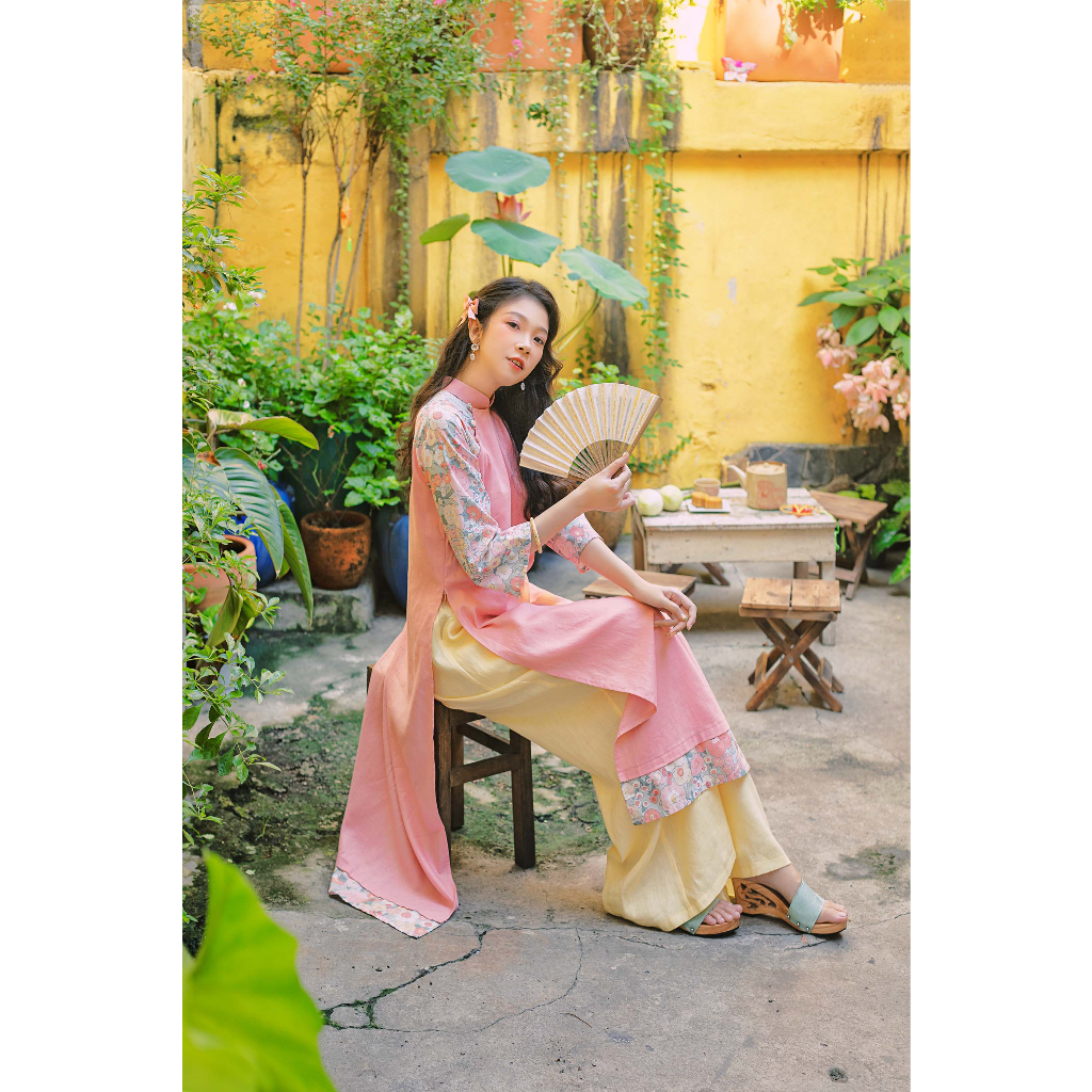 Sumire Store Áo dài linen Quỳnh Lan