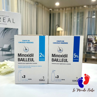  Xịt tóc Minoxidil 2% 5% Bailleul ngăn rụng tóc mọc tóc phục hồi tóc hói xịt dưỡng tóc 