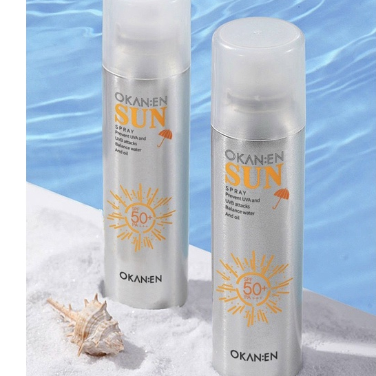 Xịt chống nắng chống tia cực tím cho mặt SUN Okanen