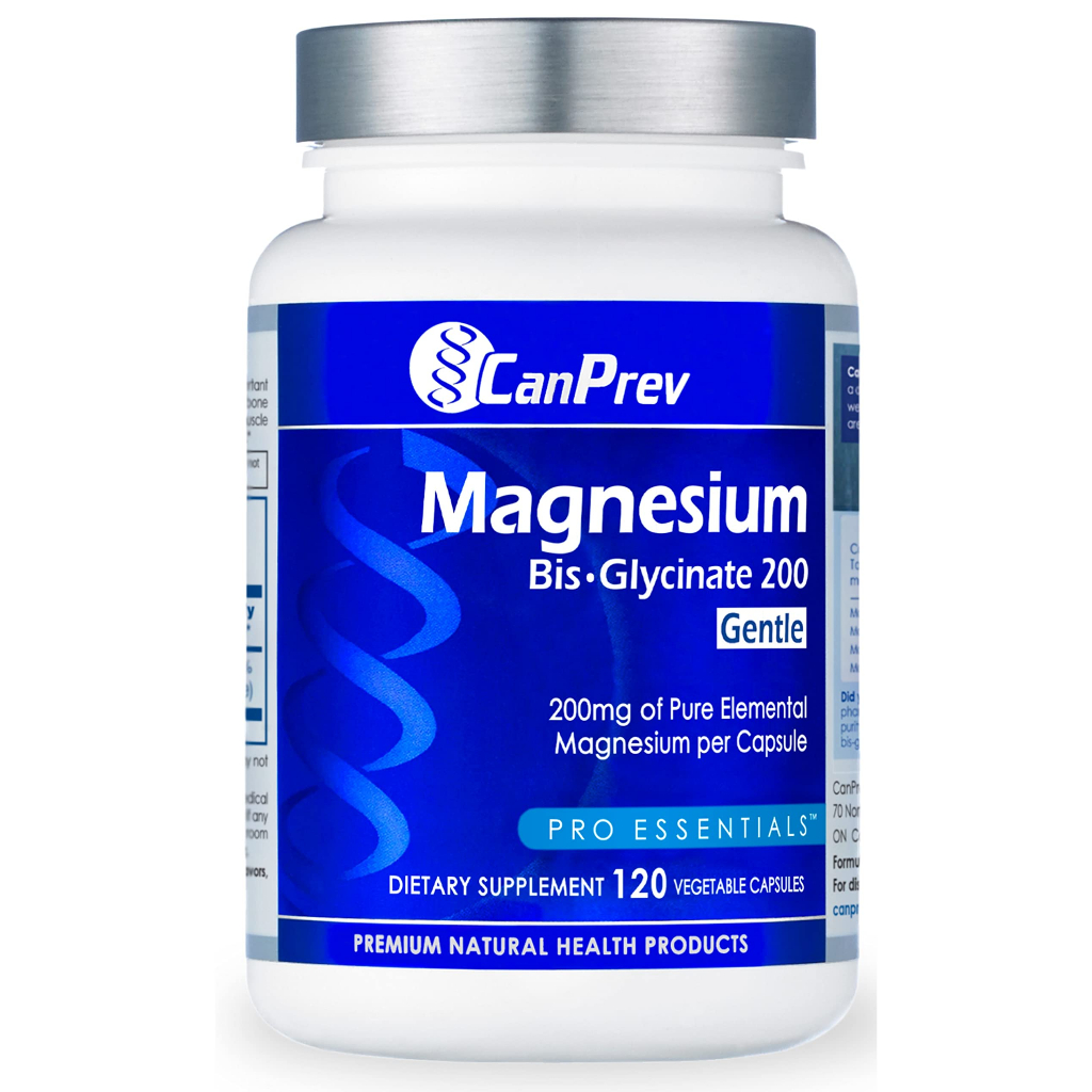 Viên uống Magnesium Bisglycinate 200mg Canprev hấp thụ nhanh ,phát triển cơ bắp tốt 120 viên HSD 2025