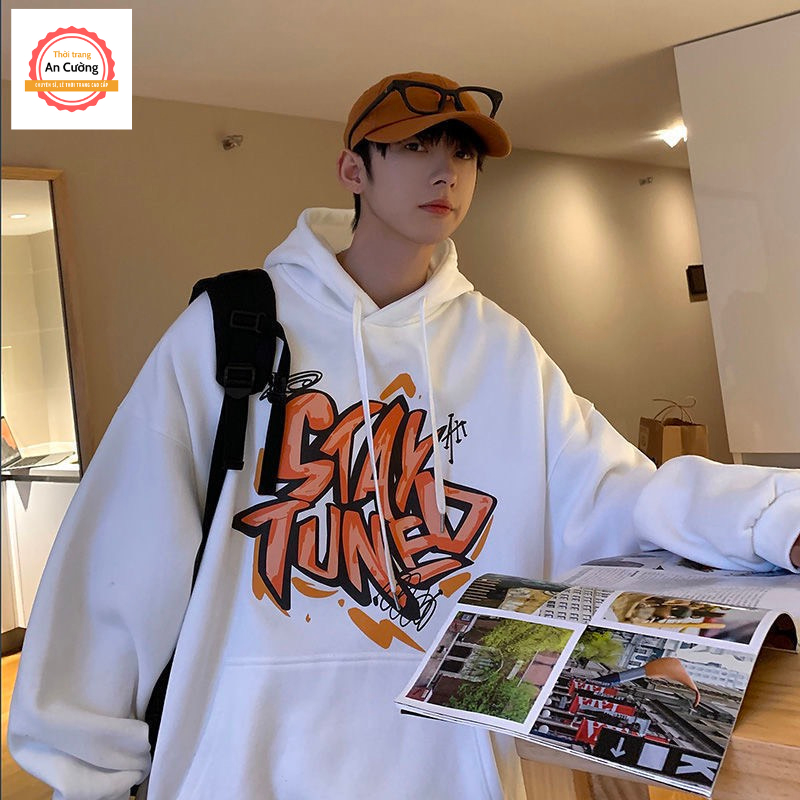Áo khoác hoodie, áo hoodie nam nữ chất nỉ dày form rộng có mũ giá rẻ HOODIE26 - Thời trang An Cường