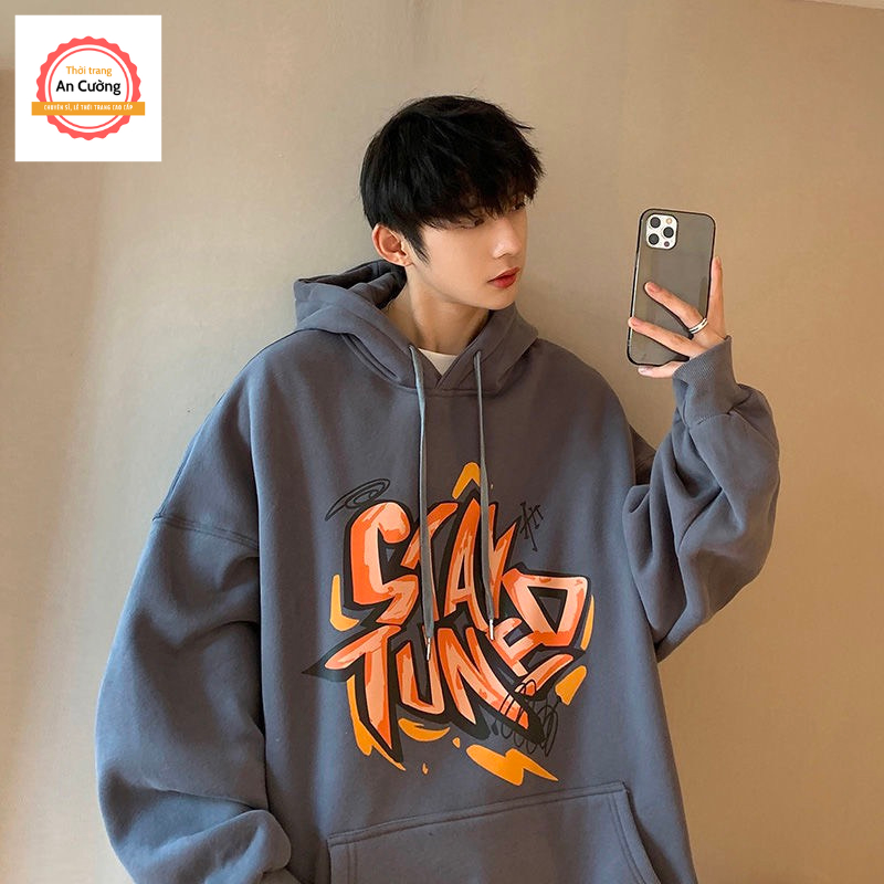 Áo khoác hoodie, áo hoodie nam nữ chất nỉ dày form rộng có mũ giá rẻ HOODIE26 - Thời trang An Cường