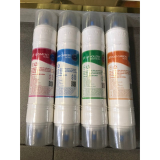 [combo] 4 lõi lọc uf hàn quốc -[ loại đầu i - made in korea - gồm : [sediment ,pre carbon , u/f hollow, post carbon]]
