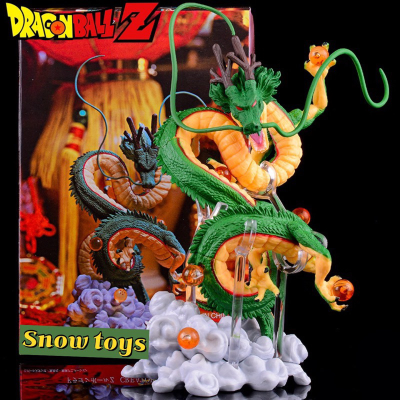 Mô hình Dragon ball - Mô hình rồng Shenron Shenlong Rồng thần trái đất - Full box - Cao 18cm - 7 Bảy viên ngọc rồng