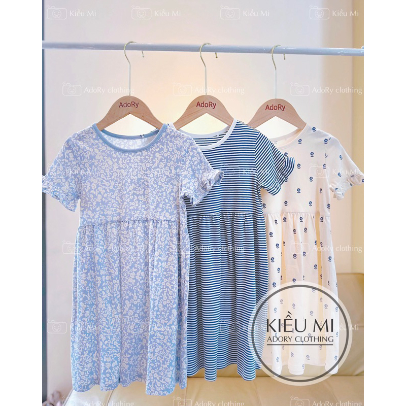 Váy bé gái tách set - mẫu ngẫu nhiên size 5/6 phom to