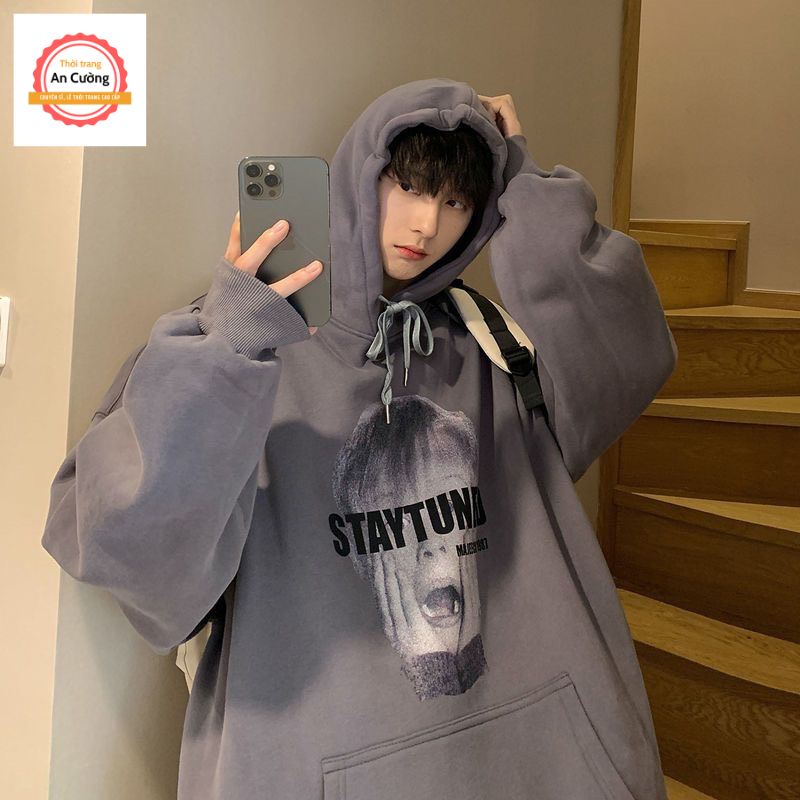 Áo khoác hoodie, áo hoodie nam nữ chất nỉ dày form rộng có mũ giá rẻ HOODIE29 - Thời trang An Cường
