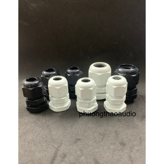 Ốc siết cáp nhựa chống nước pg16, pg19, pg9, ốc siết cáp dây