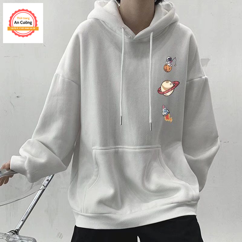 Áo khoác hoodie, áo hoodie nam nữ chất nỉ dày form rộng có mũ giá rẻ HOODIE31 - Thời trang An Cường
