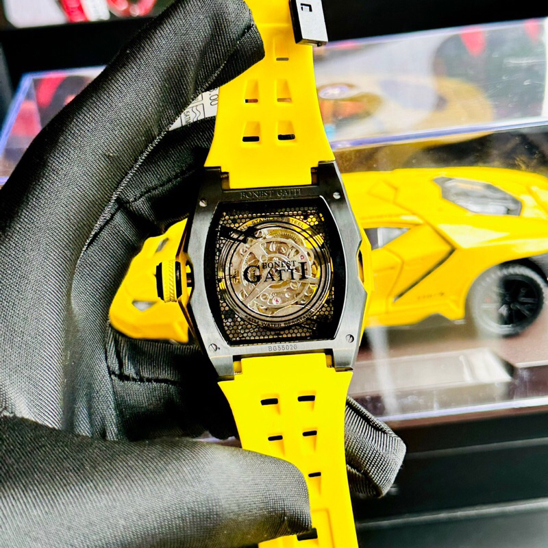 Đồng hồ nam dây cao su Bonest Gatti Ghost BG5502-A3