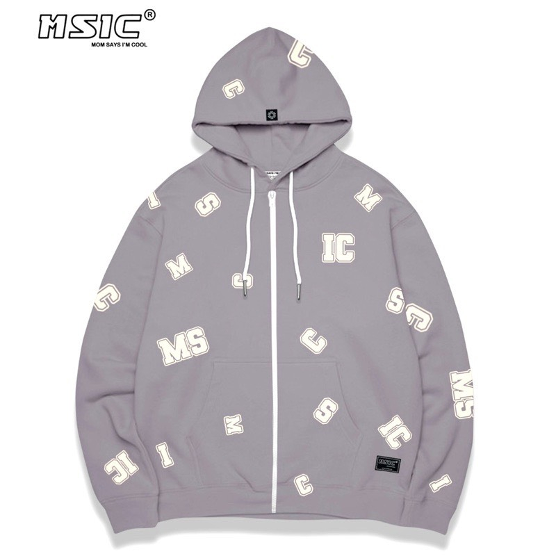 Áo Hoodie Zip Logo MOM SAYS I'M COOL Local Brand Unisex