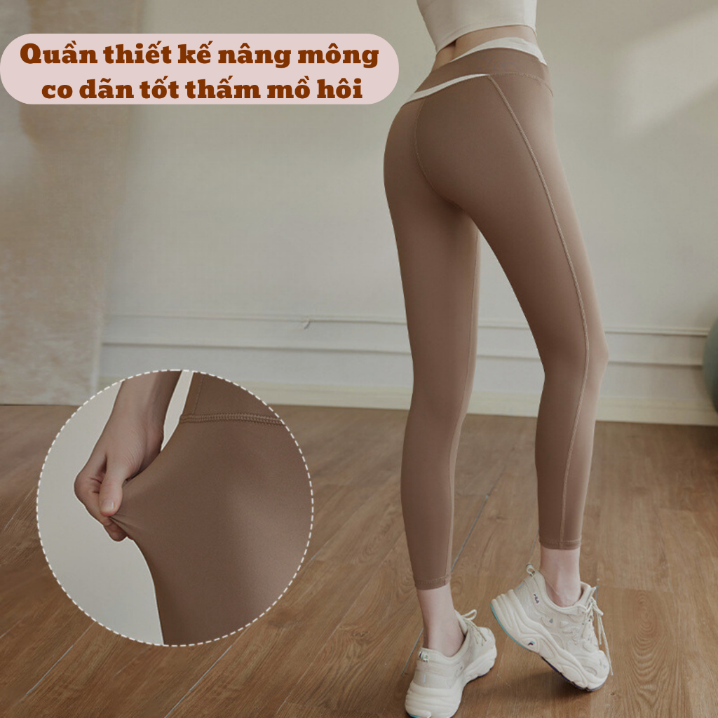 Bộ tập yoga cao cấp chất co dãn Quảng Châu