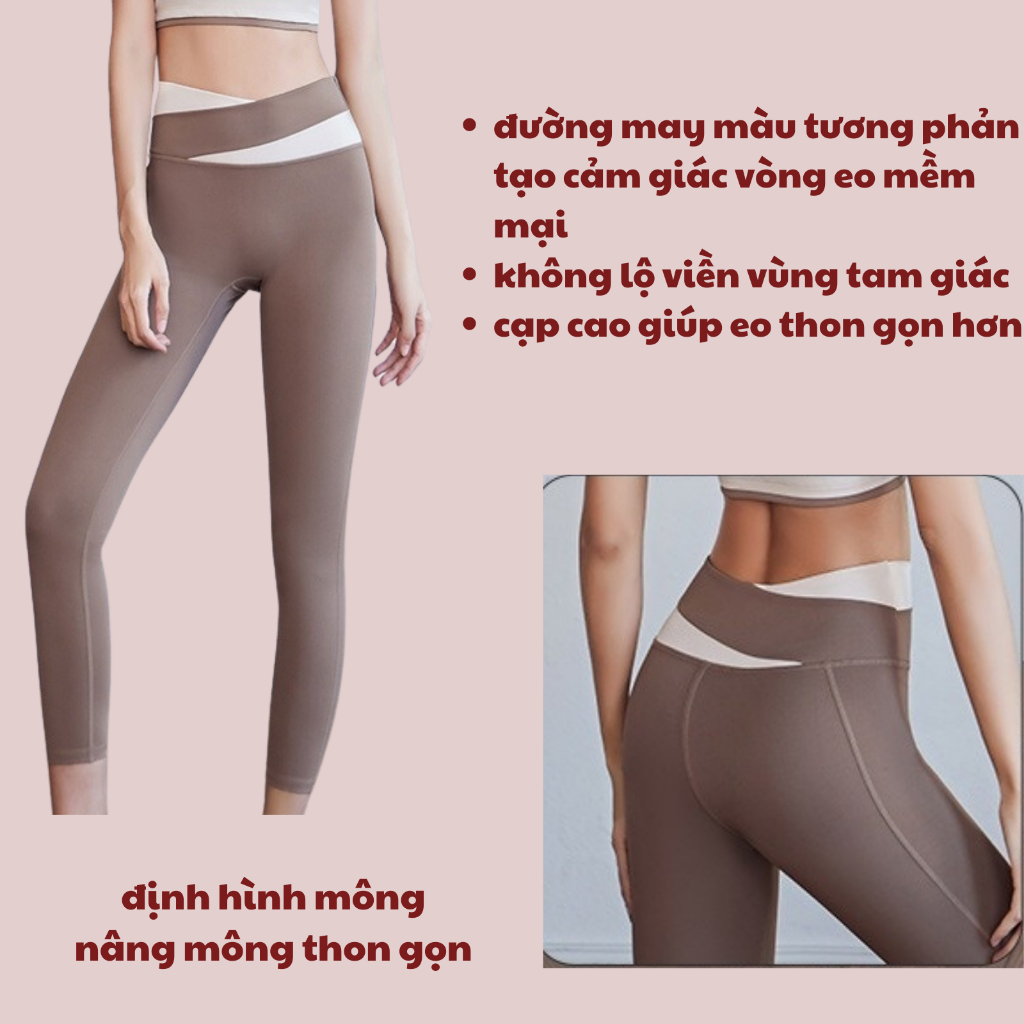 Bộ tập yoga cao cấp chất co dãn Quảng Châu