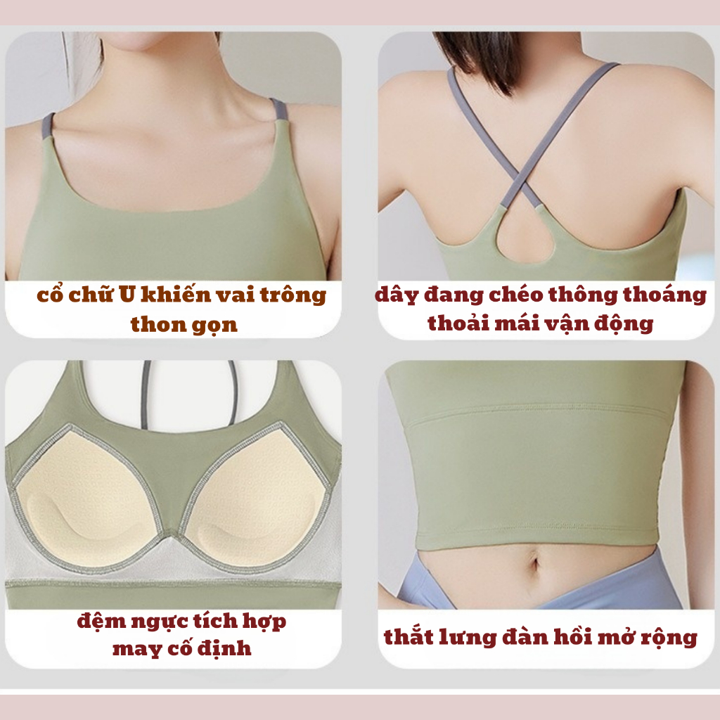 Bộ tập yoga cao cấp chất co dãn Quảng Châu