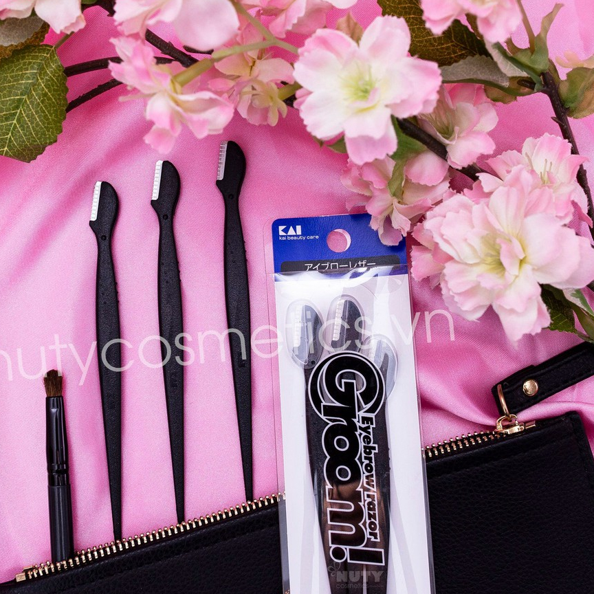Dao Cạo Lông Mày Kai Groom! Eyebrow Razor
