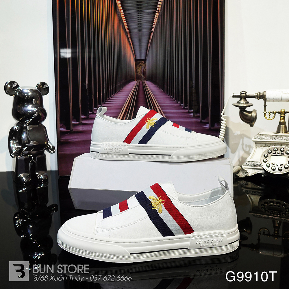 Giày da nam cao cấp Bun Store kiểu dáng giày lười G9910T