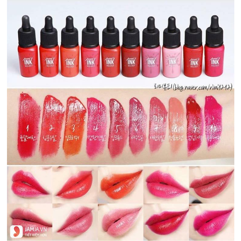 Son Peripera Peri’s Ink Velvet (nắp đen)