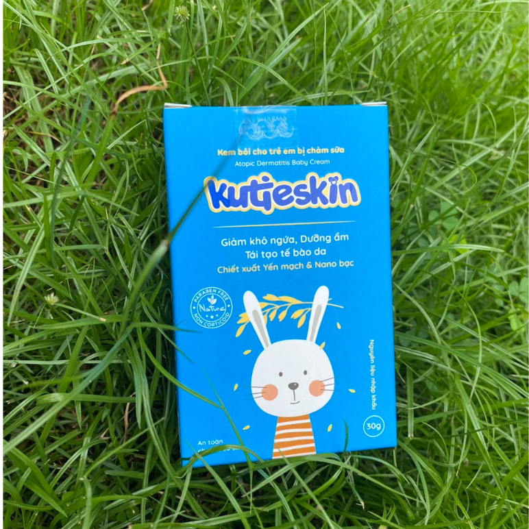 Kutieskin 30gr Dành Cho Da Em Bé Bị Chàm Sữa