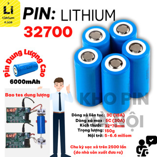 Combo 4 pin sắt 32700- 3.2v 6.0ah
