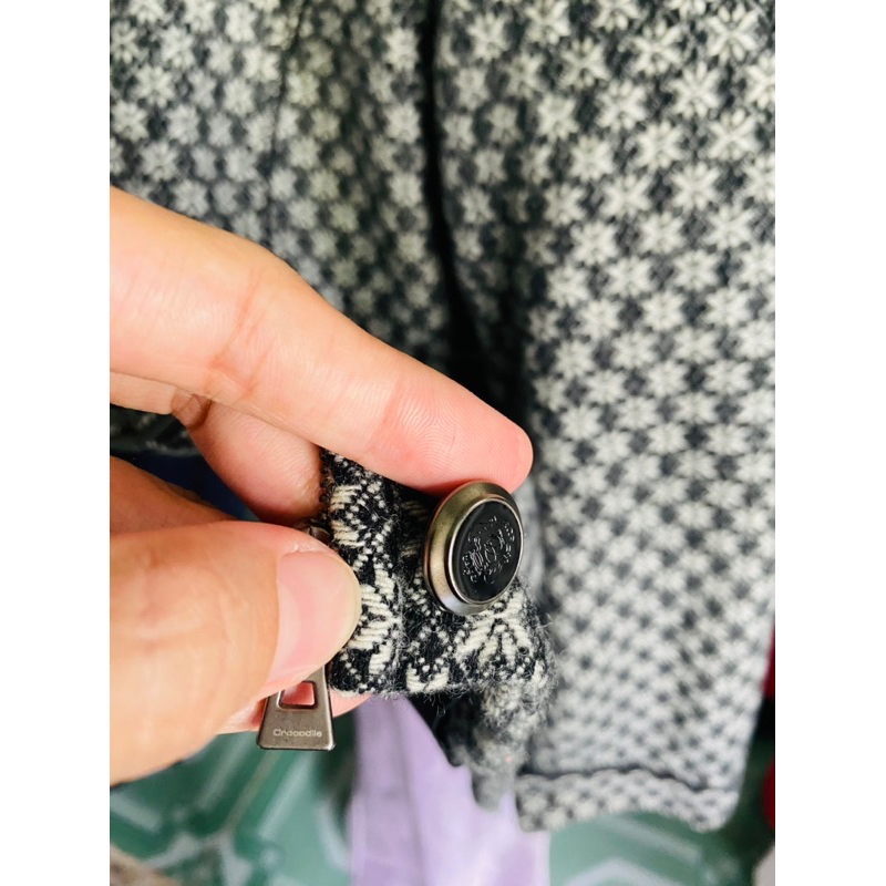 Khoác blazer vintage dạ tweed hiệu xịn