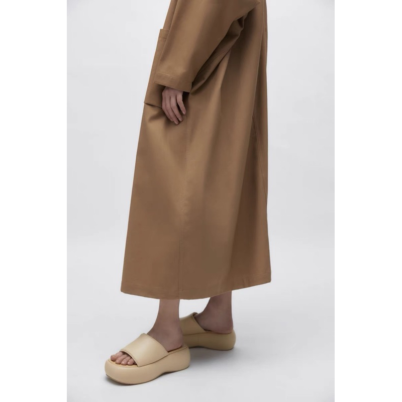 ORDER 🩷 ZR dép quai ngang bánh mì da trơn