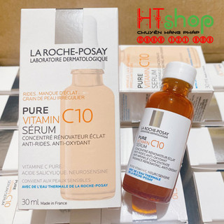 Tinh chất làm sáng, đều màu da, giảm thâm nám La Roche Posay Pure Vitamin C10 Serum 30ml cho da nhạy cảm