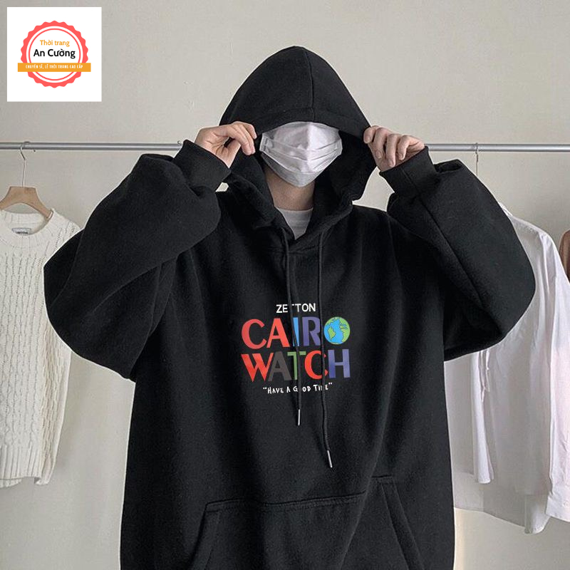 Áo khoác hoodie, áo hoodie nam nữ chất nỉ dày form rộng có mũ giá rẻ HOODIE39 - Thời trang An Cường