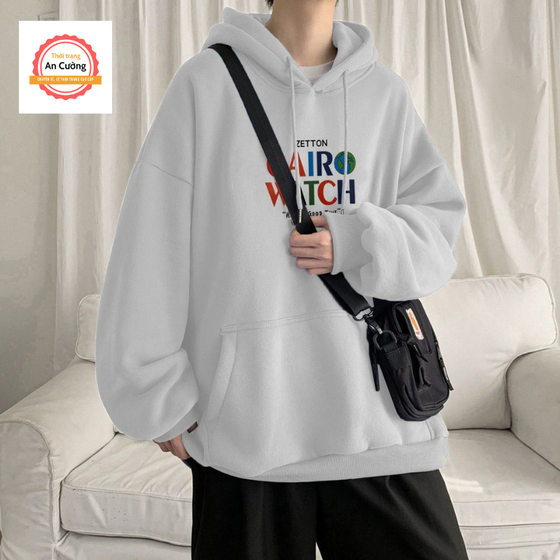 Áo khoác hoodie, áo hoodie nam nữ chất nỉ dày form rộng có mũ giá rẻ HOODIE39 - Thời trang An Cường