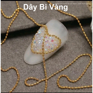 Dây Bi Nail Trang Trí , Đính Móng - 50cm
