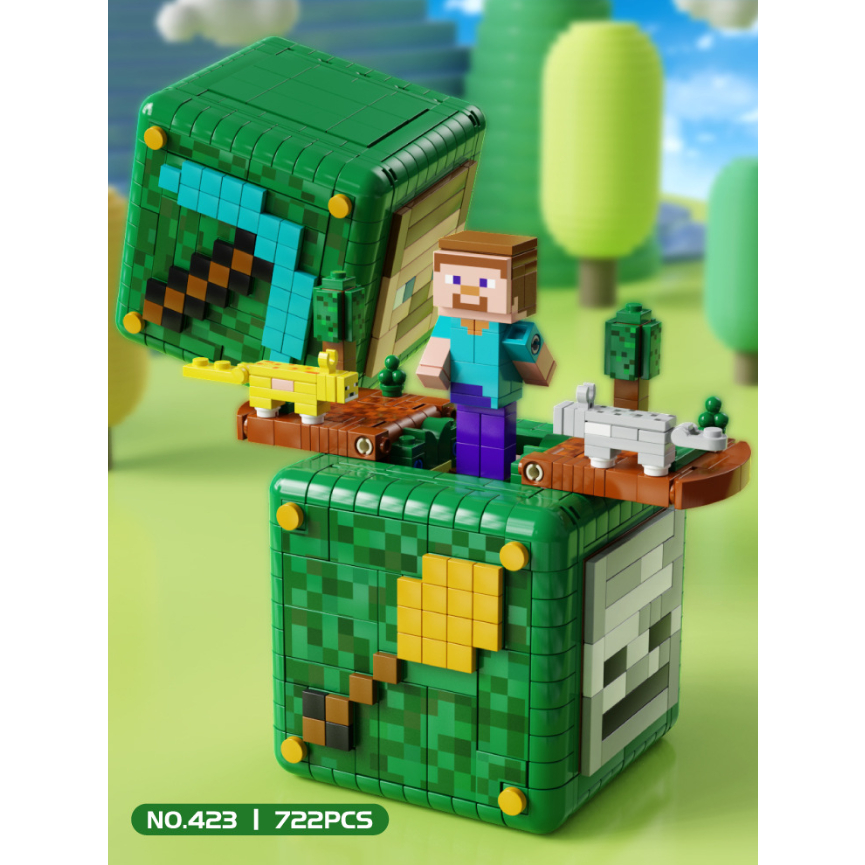 Đồ Chơi Lắp Ráp, Mô Hình  Minecraft, Mô Hình Lắp Ráp 3D Mô Hình Trang Trí Mô Hình Decor Cao Cấp Mô Hình Quà Tặng