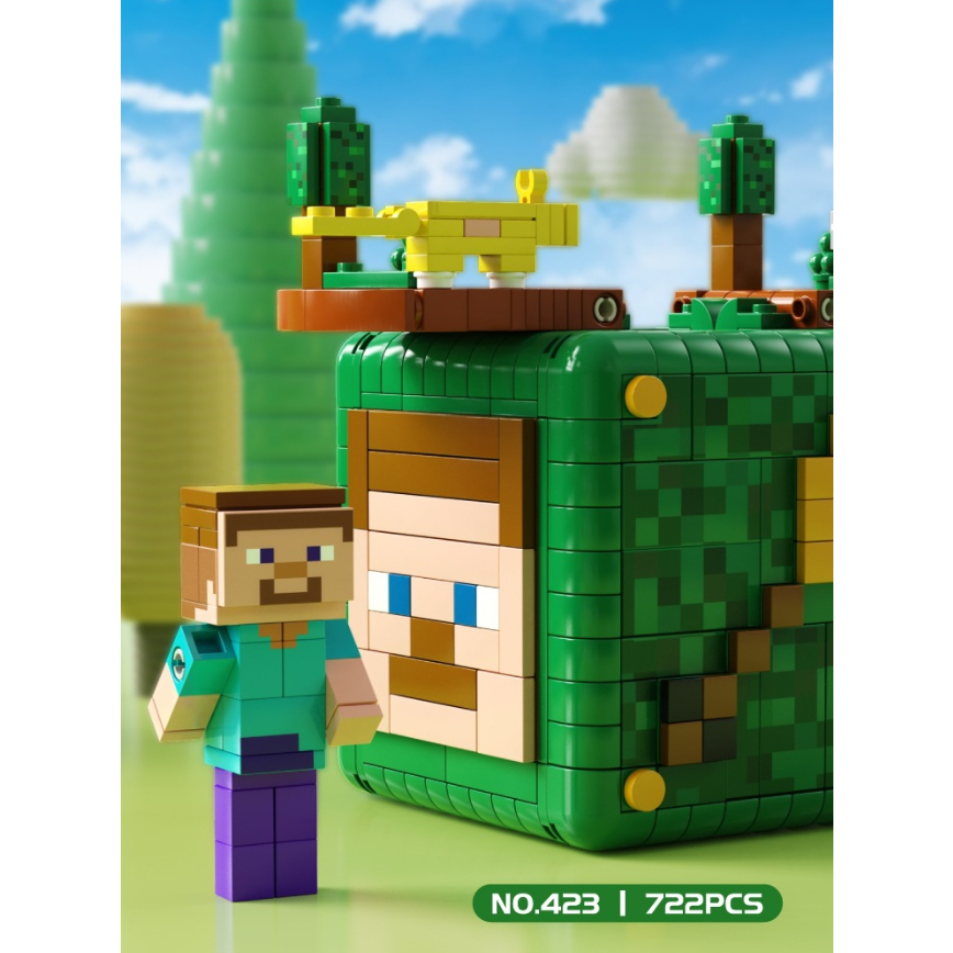 Đồ Chơi Lắp Ráp, Mô Hình  Minecraft, Mô Hình Lắp Ráp 3D Mô Hình Trang Trí Mô Hình Decor Cao Cấp Mô Hình Quà Tặng