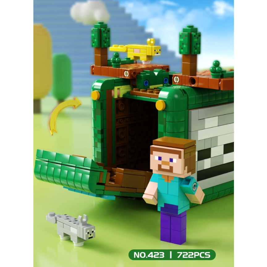 Đồ Chơi Lắp Ráp, Mô Hình  Minecraft, Mô Hình Lắp Ráp 3D Mô Hình Trang Trí Mô Hình Decor Cao Cấp Mô Hình Quà Tặng