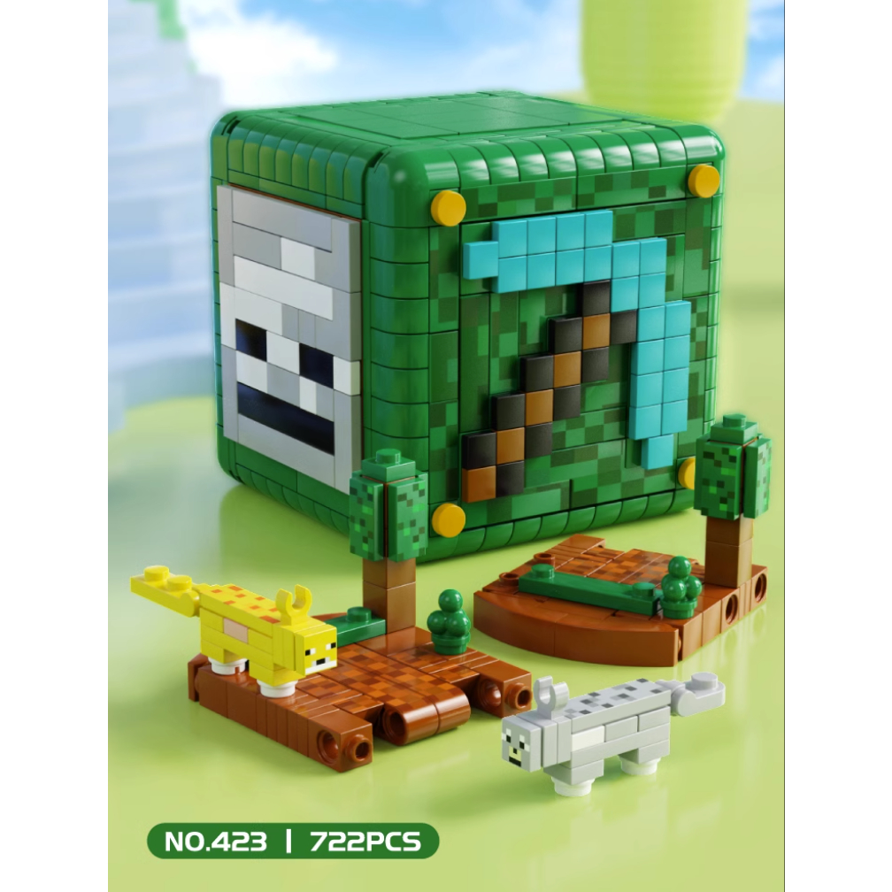 Đồ Chơi Lắp Ráp, Mô Hình  Minecraft, Mô Hình Lắp Ráp 3D Mô Hình Trang Trí Mô Hình Decor Cao Cấp Mô Hình Quà Tặng