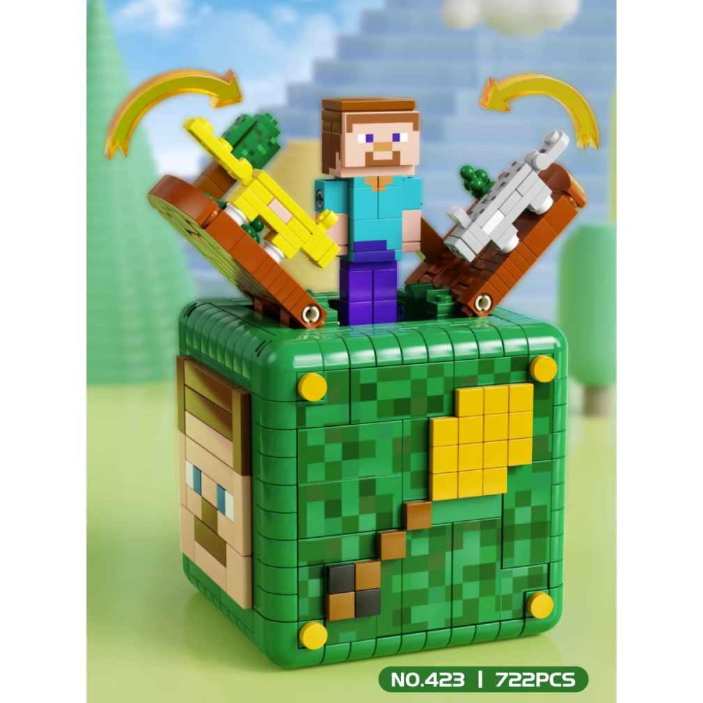Đồ Chơi Lắp Ráp, Mô Hình  Minecraft, Mô Hình Lắp Ráp 3D Mô Hình Trang Trí Mô Hình Decor Cao Cấp Mô Hình Quà Tặng