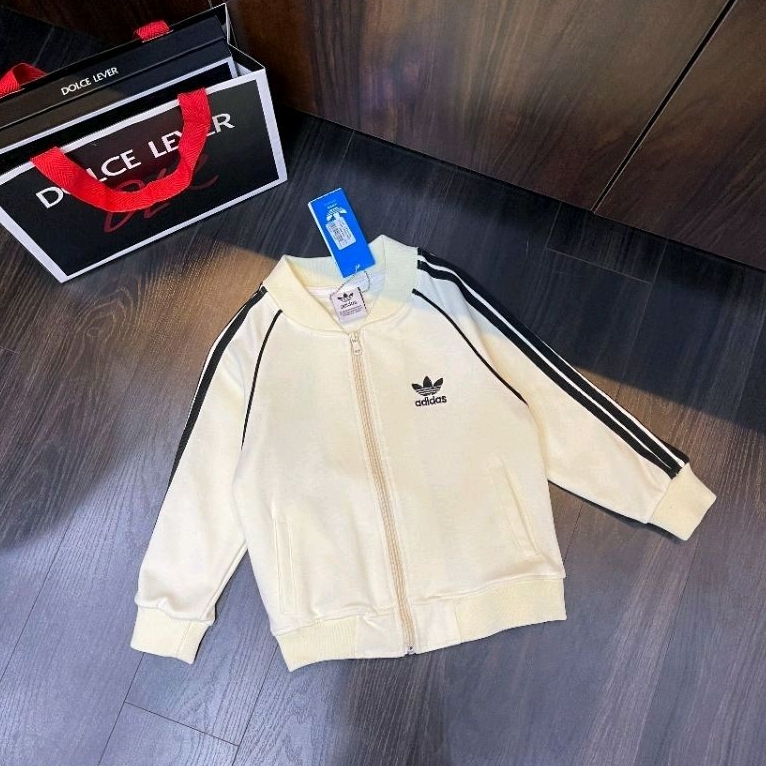 Áo Thể thao Adidas Khoác 2 lớp Thích hợp Cho Bé Diện Thu