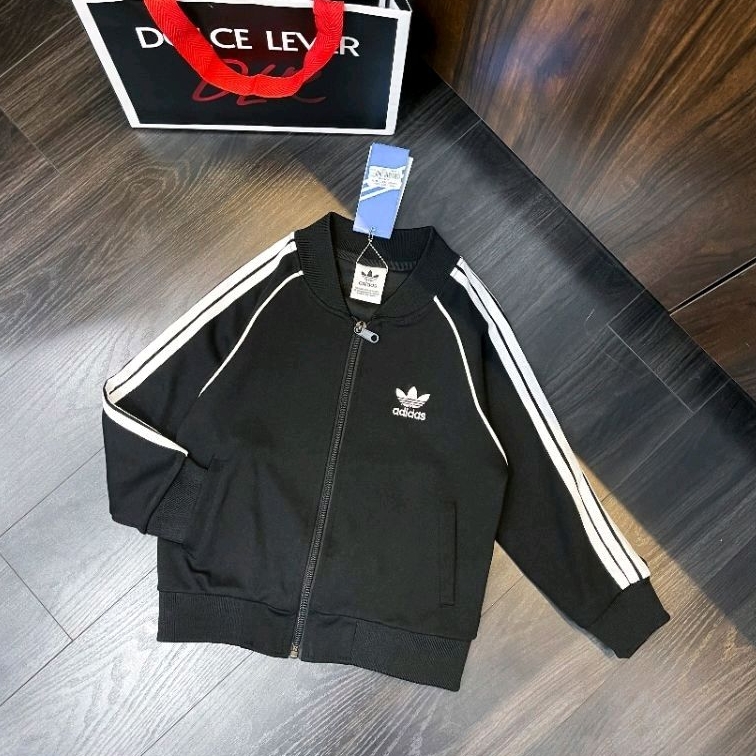 Áo Thể thao Adidas Khoác 2 lớp Thích hợp Cho Bé Diện Thu