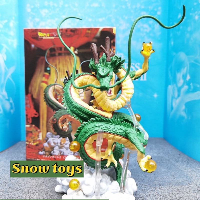 Mô hình Dragon ball - Mô hình rồng Shenron Shenlong Rồng thần trái đất - Full box - Cao 18cm - 7 Bảy viên ngọc rồng