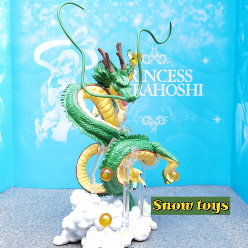 Mô hình Dragon ball - Mô hình rồng Shenron Shenlong Rồng thần trái đất - Full box - Cao 18cm - 7 Bảy viên ngọc rồng
