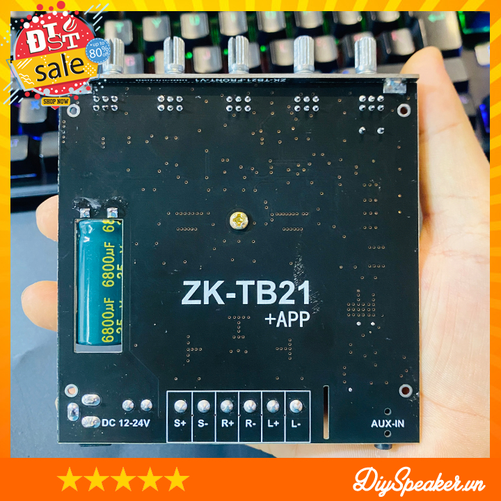 Mạch âm thanh ZK-TB21 Bluetooth 2.1 50w*50w+100w