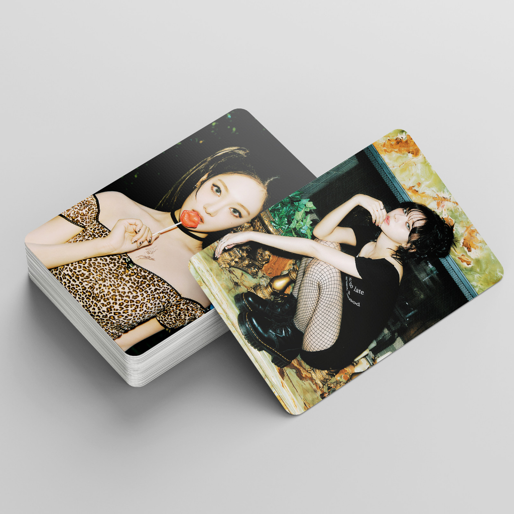 Thẻ Lomo card AESPA bo góc Spicy Album Thần Tượng Kpop