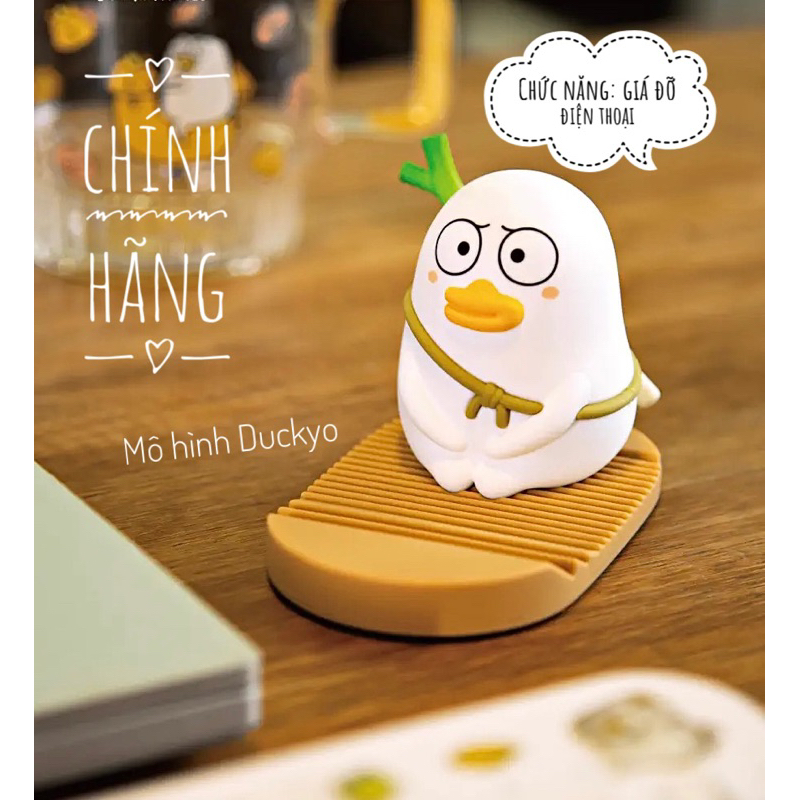 Mô hình Duckyo giá đỡ điện thoại đáng yêu🥕