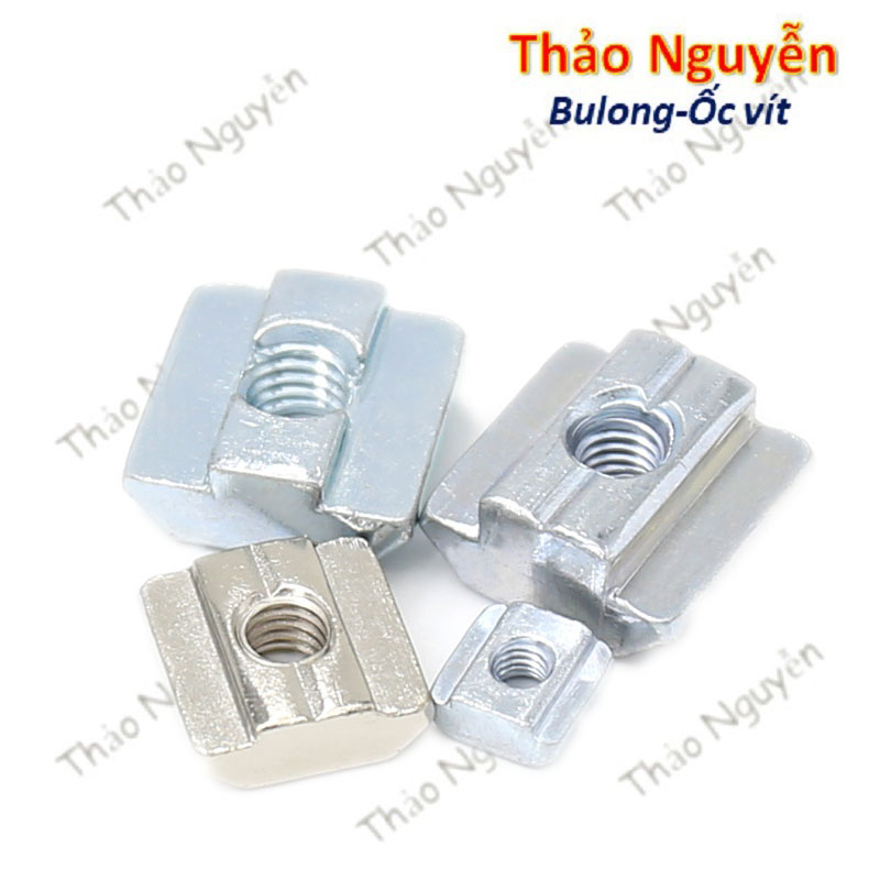 Tán Chữ T luồn cho Nhôm Định Hình 2020, 3030, 2040 (10 con)