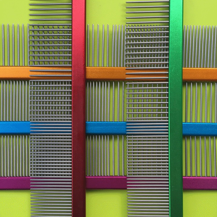 Lược cứng chải lông gỡ rối 20cm chuyên dụng Grooming cho thú cưng - Kimi Pet