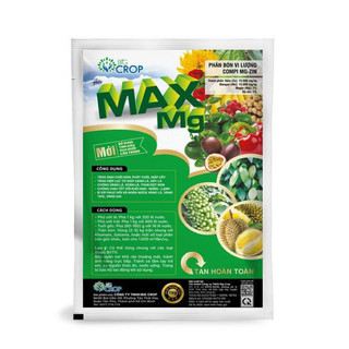 Max mg, phân bón vi lượng compi mg-zin, phân bón vi lượng max magie, xanh cây, dày lá, phát đọt, mập cây