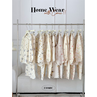 PIJAMA CỔ TRÒN QUẦN DÀI COMICHOUSE