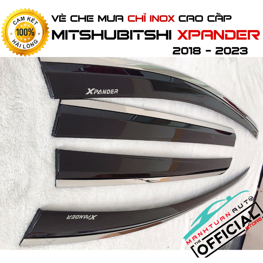 Vè che mư theo xe Mitsubishi Xpander 2018 - 2023 chỉ inox