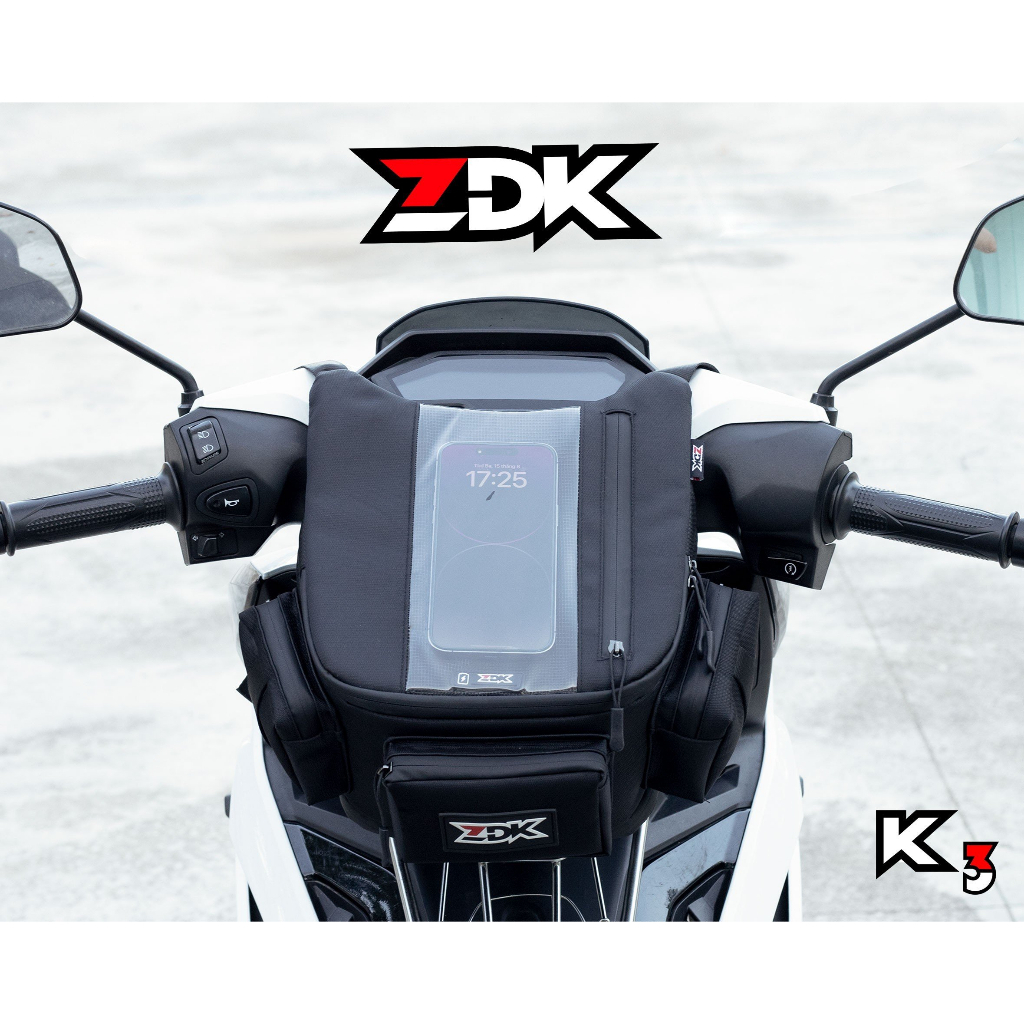 Túi treo đầu xe máy bằng da treo điện thoại đứng sunha MBS003 chuyên dùng cho grab, bee, nhiều màu TIPHA TP 279