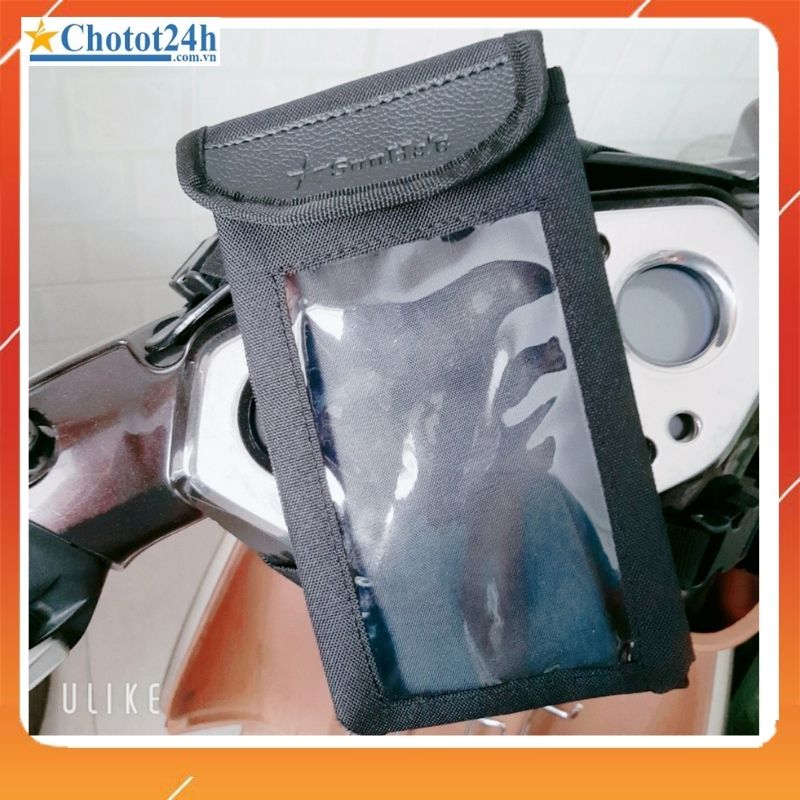 Túi treo đầu xe máy bằng da treo điện thoại đứng sunha MBS003 chuyên dùng cho grab, bee, nhiều màu TIPHA TP 279