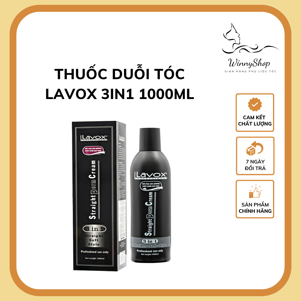 Thuốc duỗi tóc Lavox 3in1 1000ml
