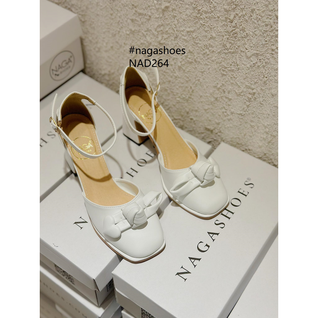 CAO GÓT NAGASHOES ĐÍNH PHỤ KIỆN TRÁI TIM BỌC DA 7P NAC264