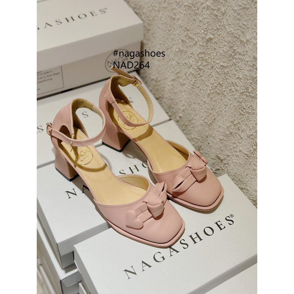 CAO GÓT NAGASHOES ĐÍNH PHỤ KIỆN TRÁI TIM BỌC DA 7P NAC264